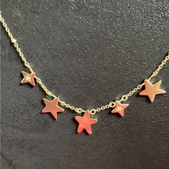 NWOT Kendra Scott Gold Jae Star Choker Necklace - Picture 4 of 12